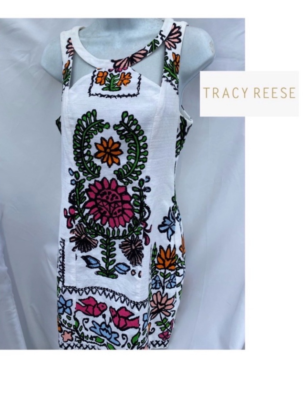 Plenty by Tracy Reese size 2 sleeveless gorgeous floral shift dress